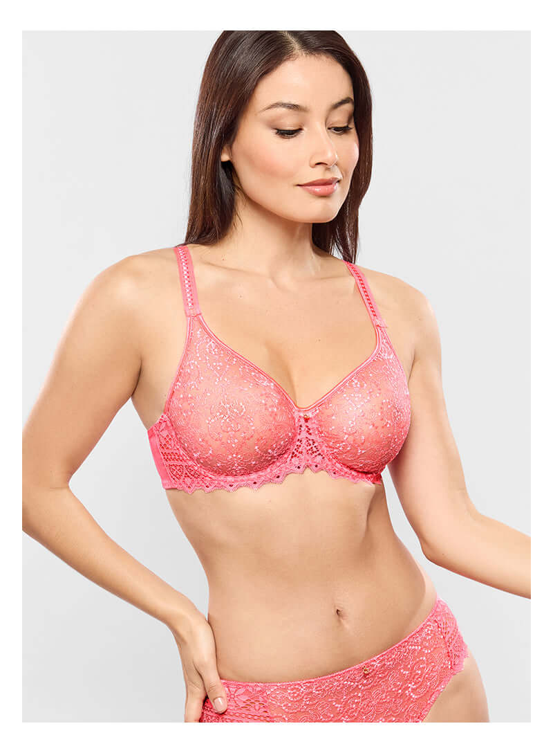 Empreinte Cassiopee Full Cup Bra in Electric Pink
