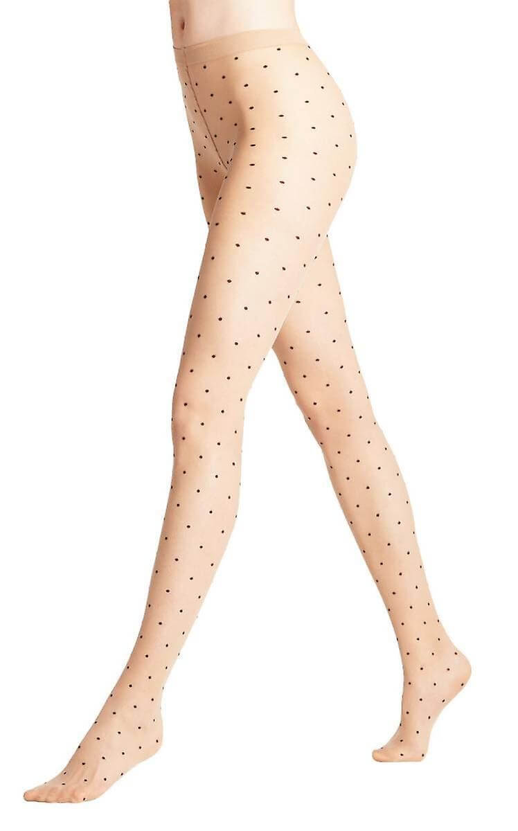 Falke Dot 15 DEN Tights in Powder