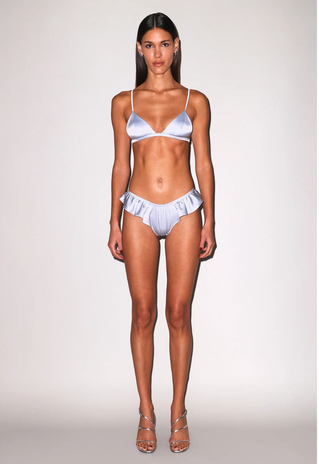 Fleur du Mal Flutter Panty in Ice Queen