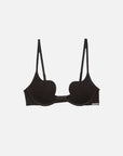 Fleur du Mal Le Stretch Micro U-Plunge Bra in Black