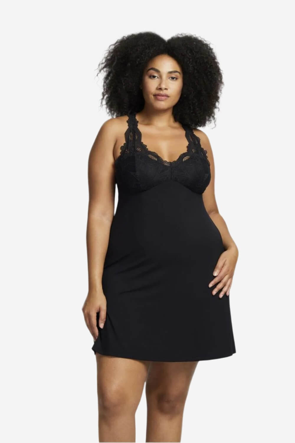 Fleur't Belle Epoque Iconic Chemise in Black