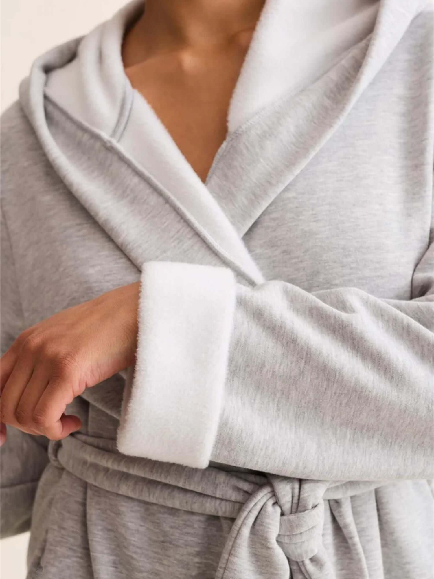 Fleur't Cozy Robe in Heather Grey