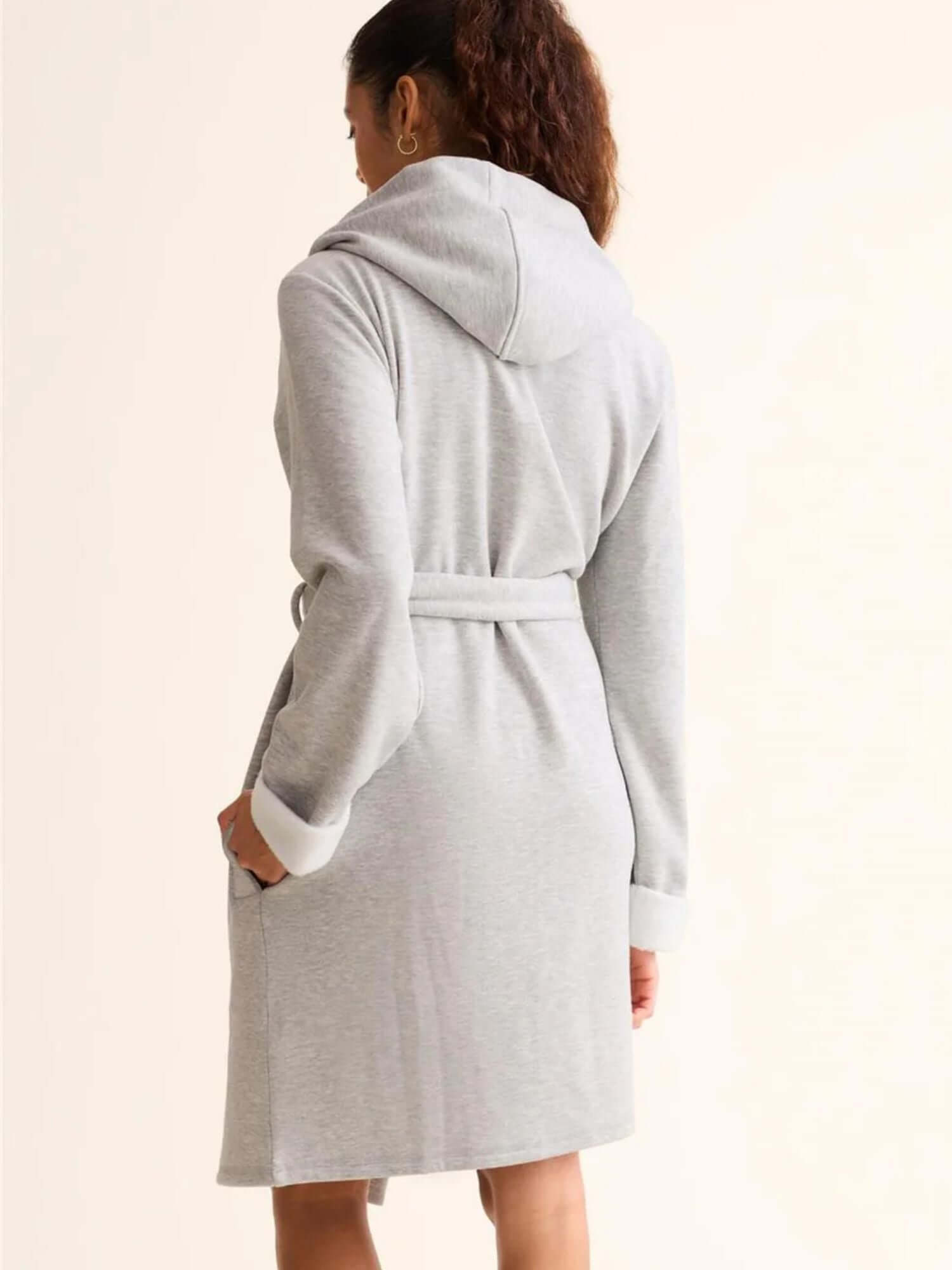 Fleur't Cozy Robe in Heather Grey