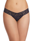 Hanky Panky Low Rise Thong in Navy