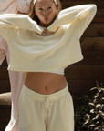 Happy Camp3r Lily Lounge Top and Pants Set in Banana