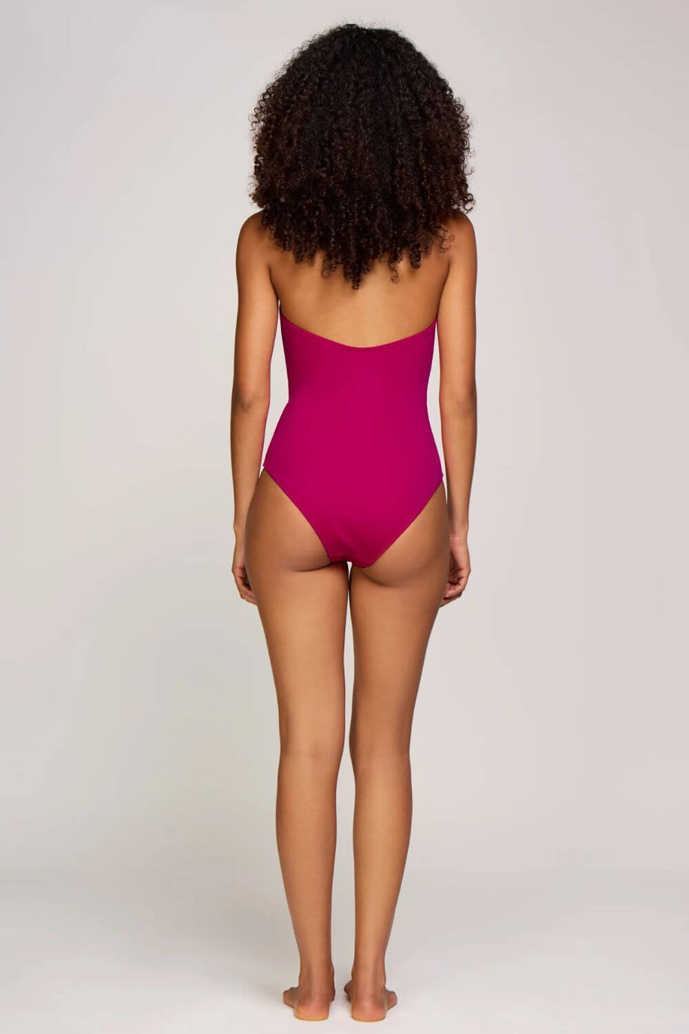 Heidi Klein Ithaca Ring Halterneck One-Piece Swimsuit in Pink