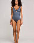 Heidi Klein Olympus Rectangle One-Piece Swimsuit