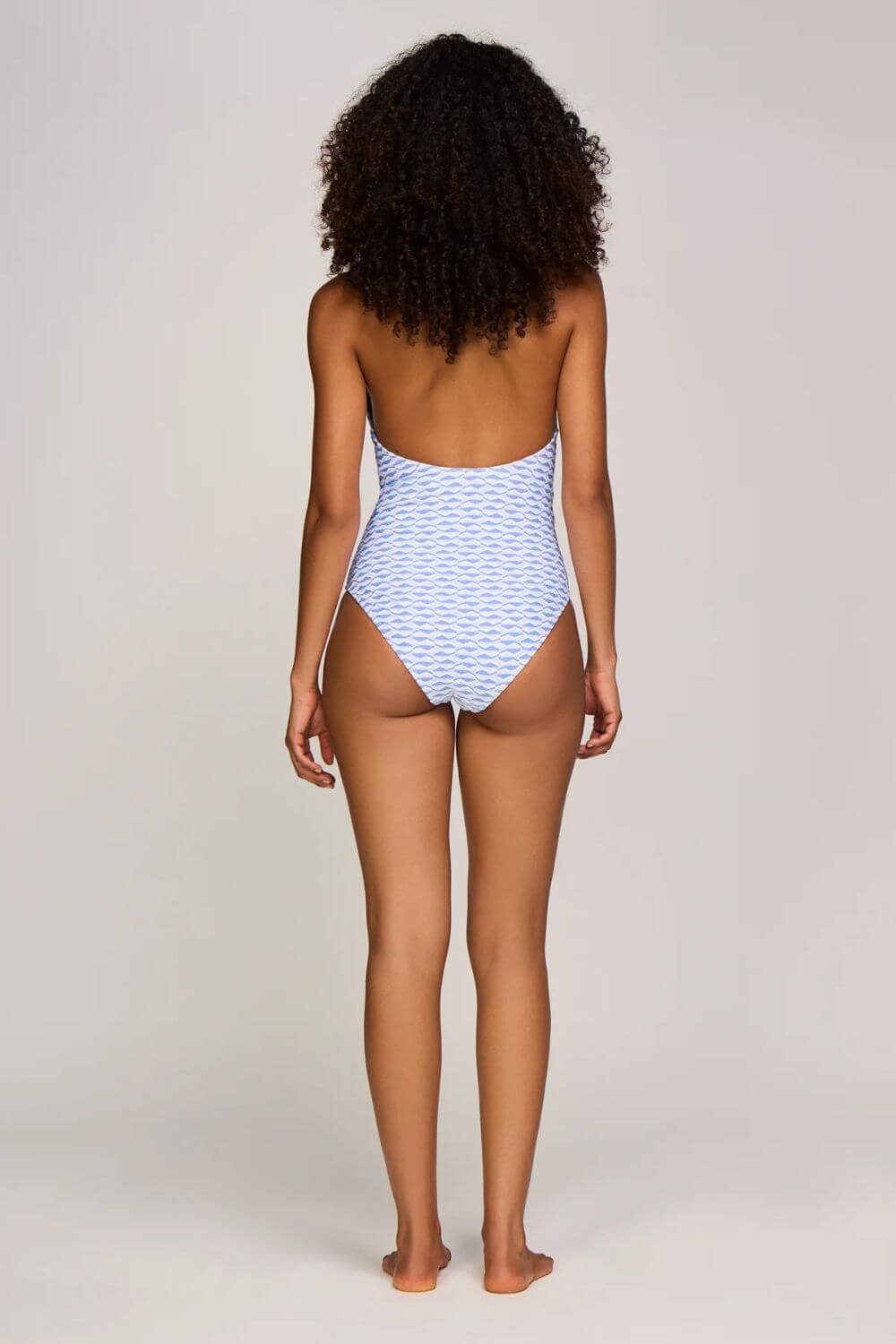 Heidi Klein Tinos Heyhole Halterneck One-Piece Swimsuit