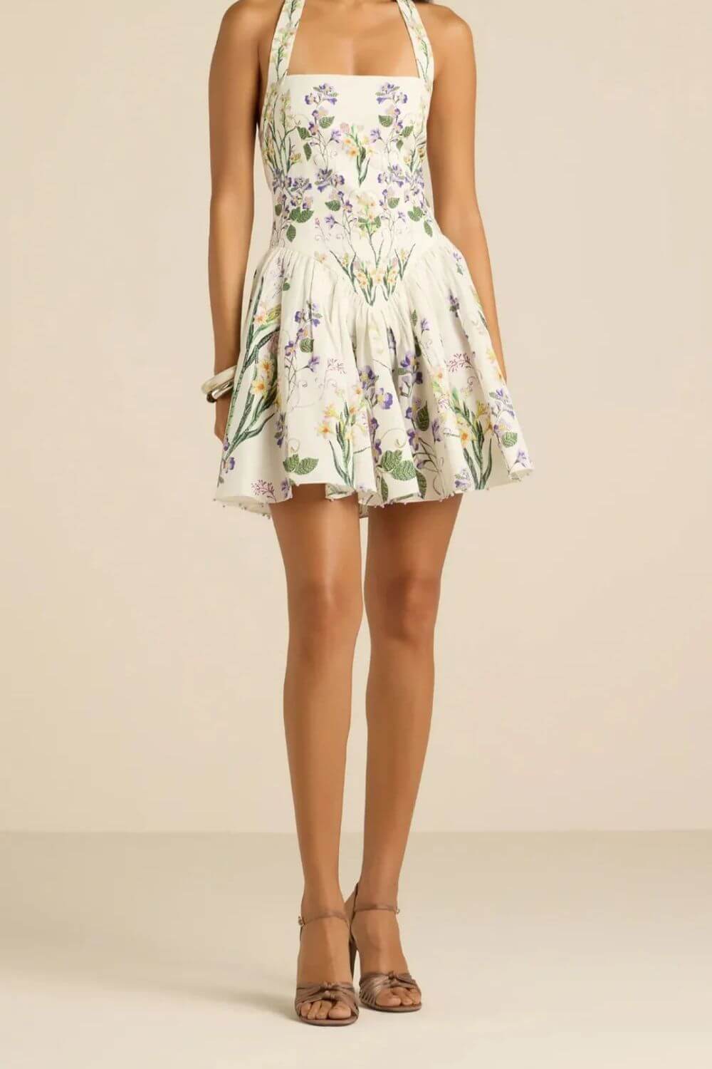 Hemant & Nandita Anya Corseted Mini Dress