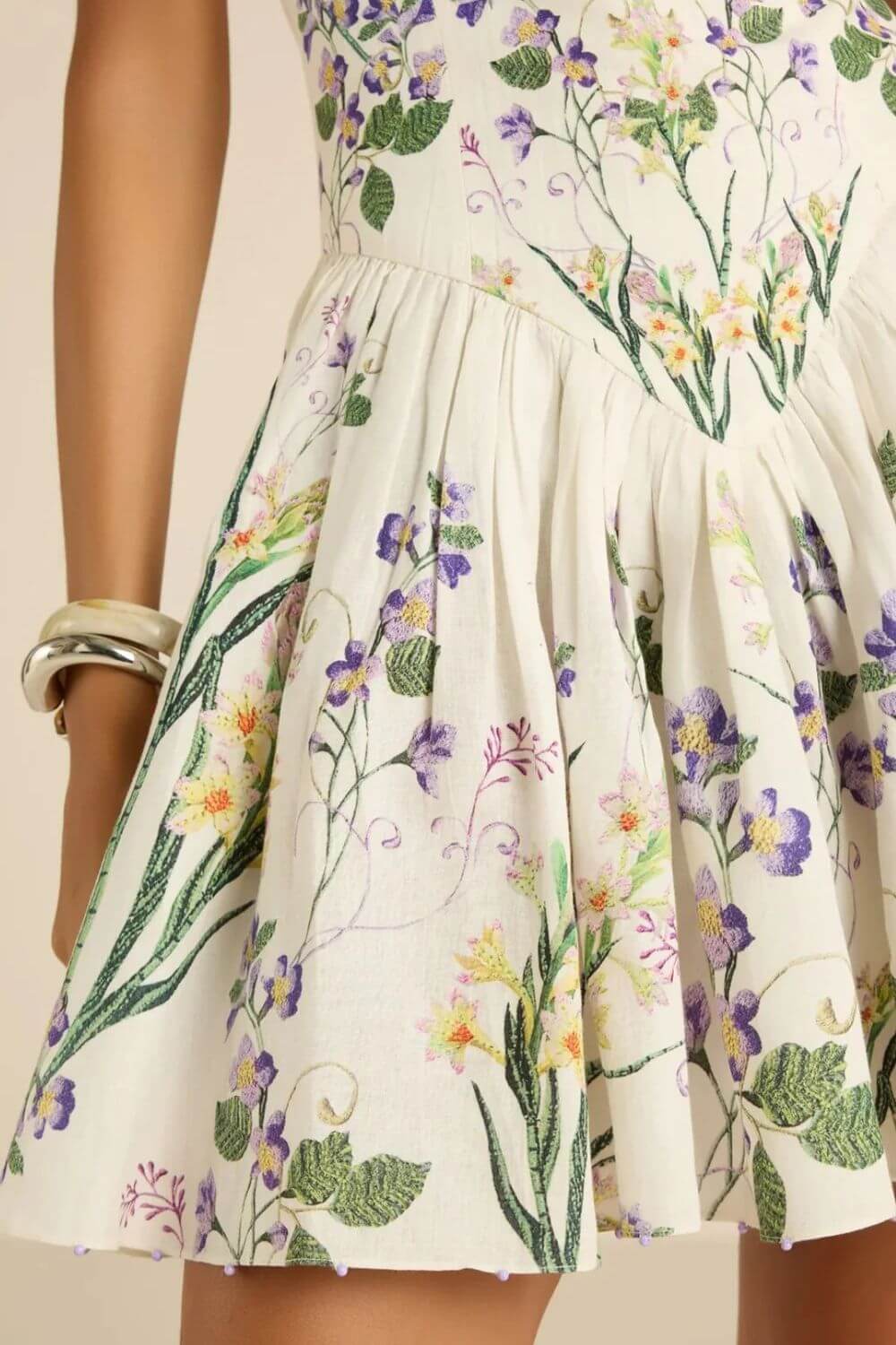 Hemant & Nandita Anya Corseted Mini Dress