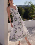 Hemant & Nandita Anya Midi Dress in Ivory