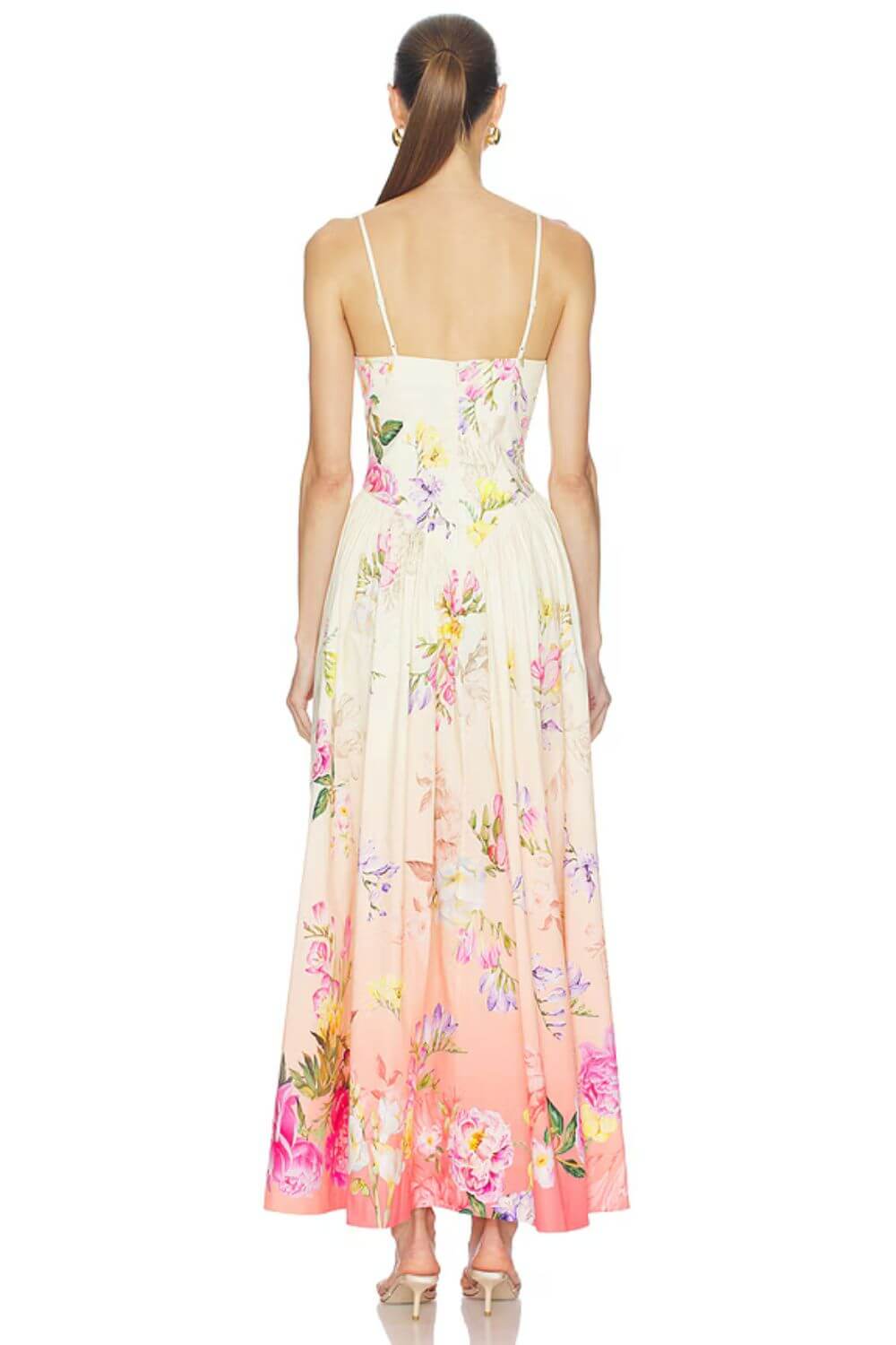 Hemant & Nandita Avya Corseted Multi Maxi Dress