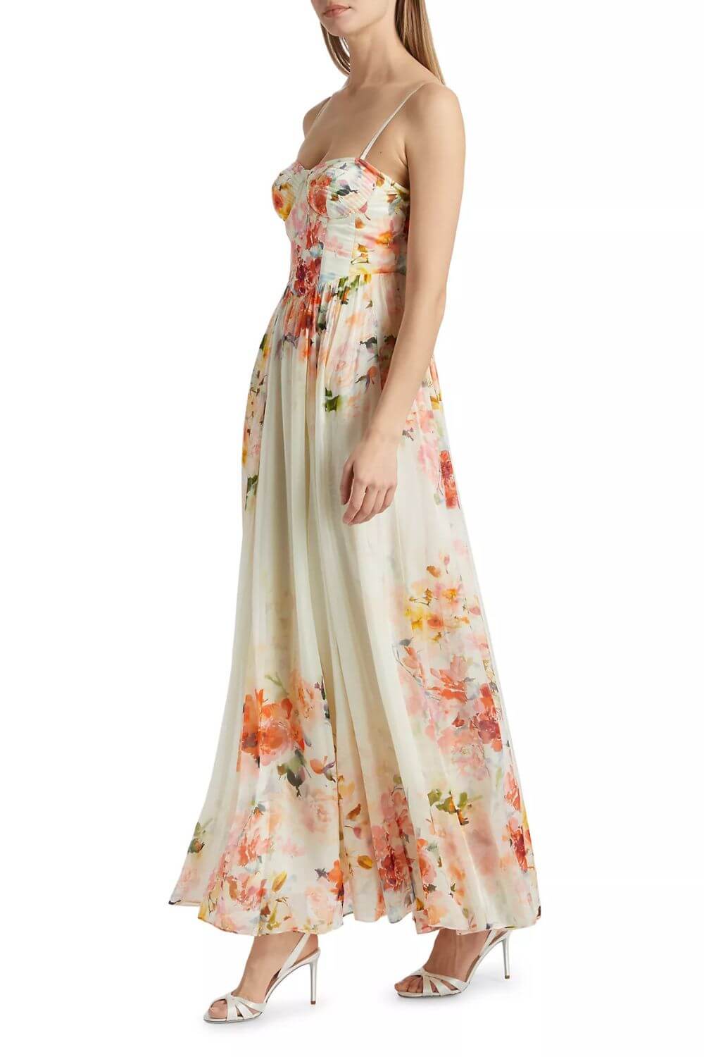 Hemant & Nandita Saba Corsetted Long Dress
