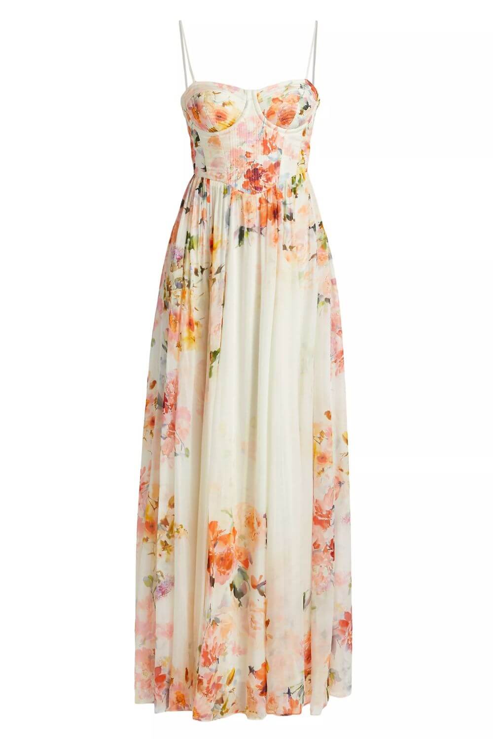 Hemant & Nandita Saba Corsetted Long Dress