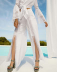 Kalom Trousers In White