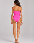Karla Colletto Ines Bandeau with Shelf Bra in Zinnia
