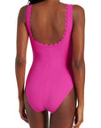 Ines V-Neck 372-N70 in Zinnia