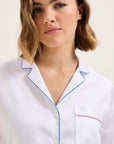 Laurence Tavernier Essentiel Long Pj Set in Blanc
