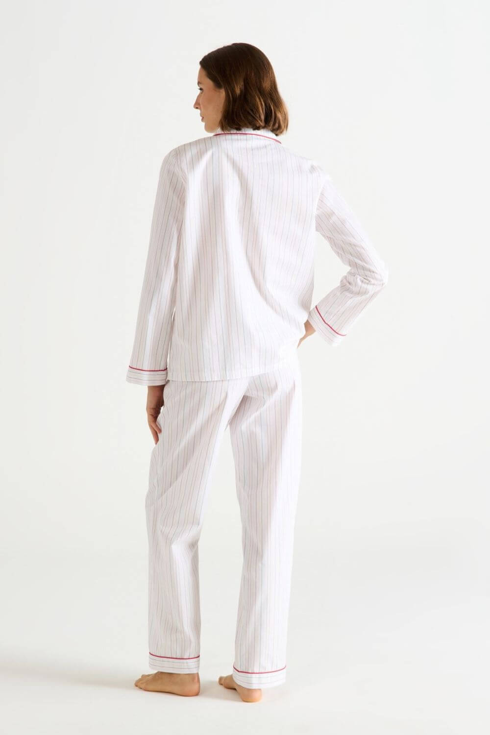 Laurence Tavernier Essentiel Long Pj Set in Multi Stripe