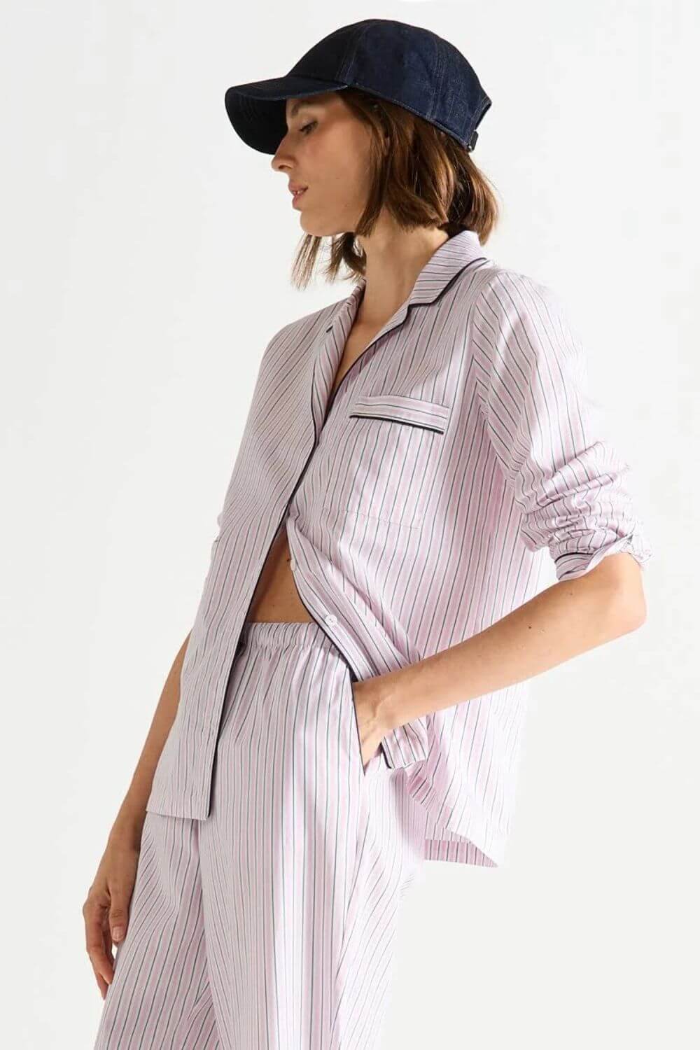 Laurence Tavernier Essentiel Long Pj Set in Rose