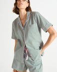 Laurence Tavernier Essentiel Short Pj Set in Vert