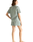 Laurence Tavernier Essentiel Short Pj Set in Vert