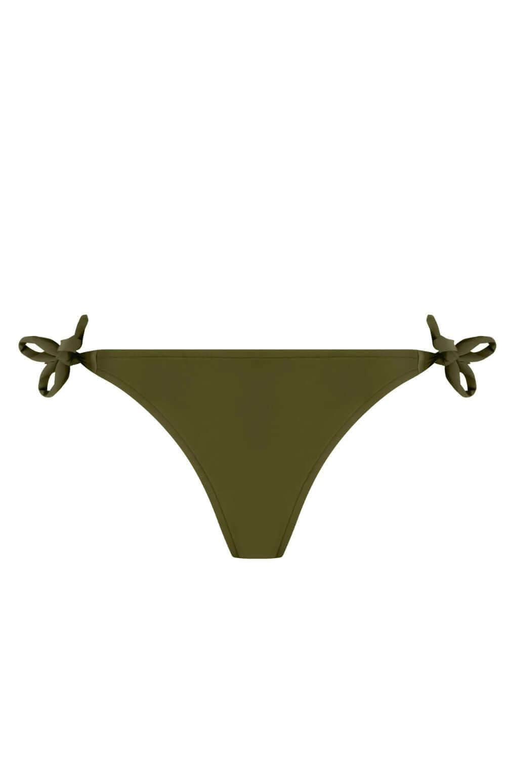 Lise Charmel Ajourage Couture Triangle Bikini with Ties in Avocado