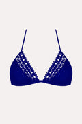 Lise Charmel Ajourage Couture Triangle Bikini with Ties in Outremer