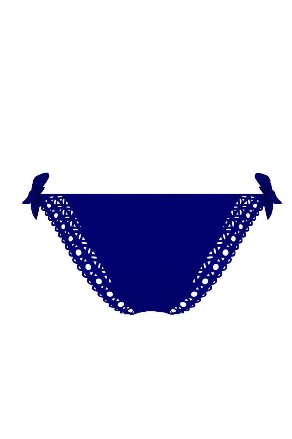 Lise Charmel Ajourage Couture Triangle Bikini with Ties in Outremer