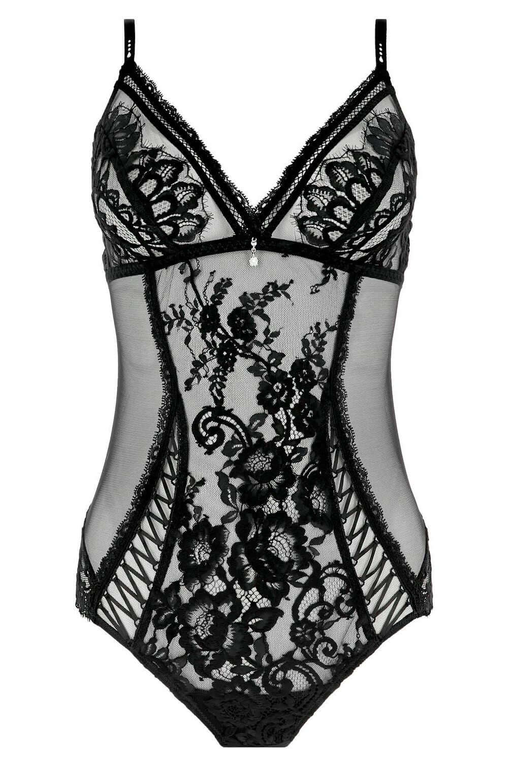 Lise Charmel Desirs de Venise Bodysuit in Black