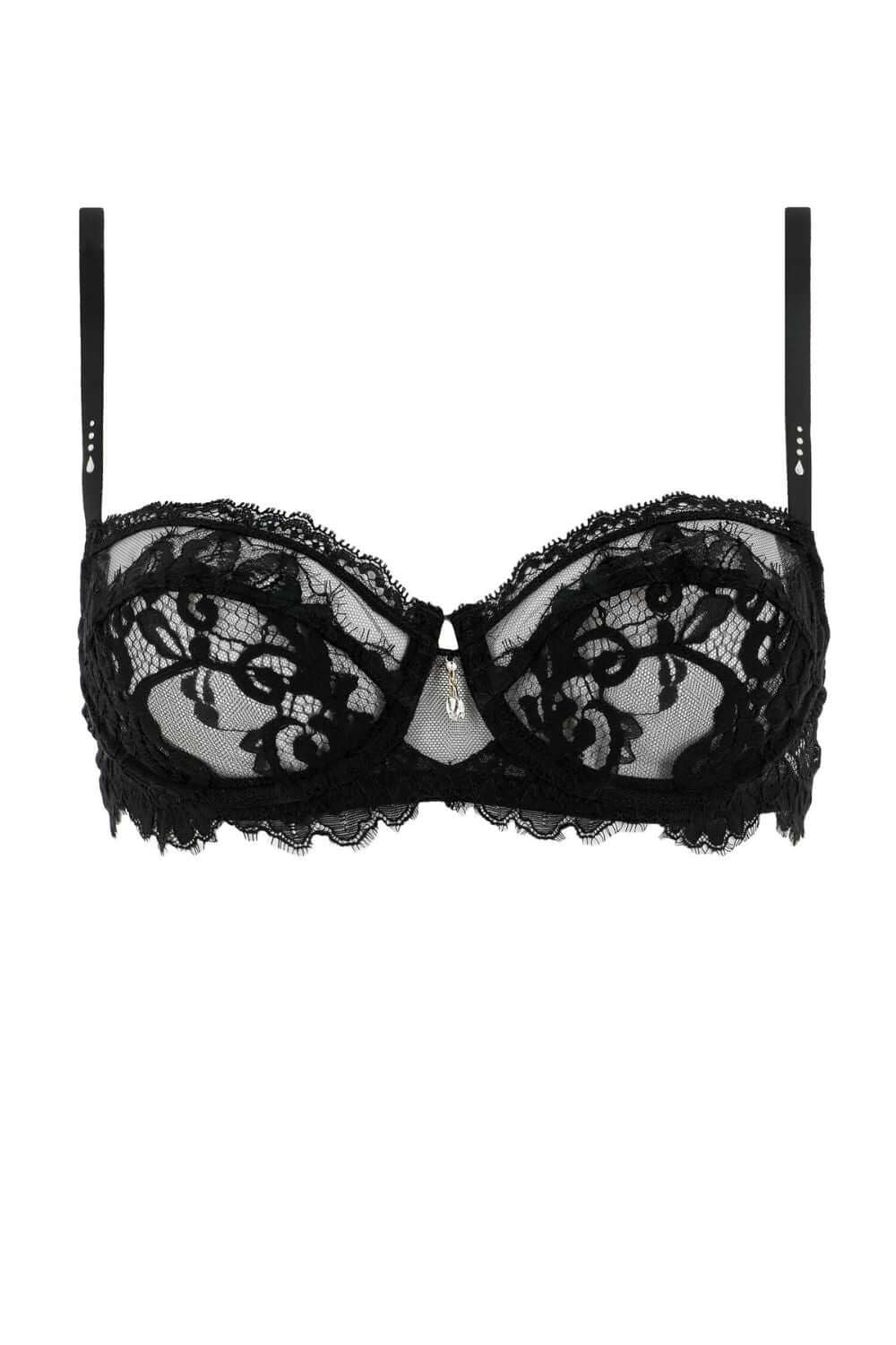 Lise Charmel Desirs De Venise Demi Cut Bra in Black