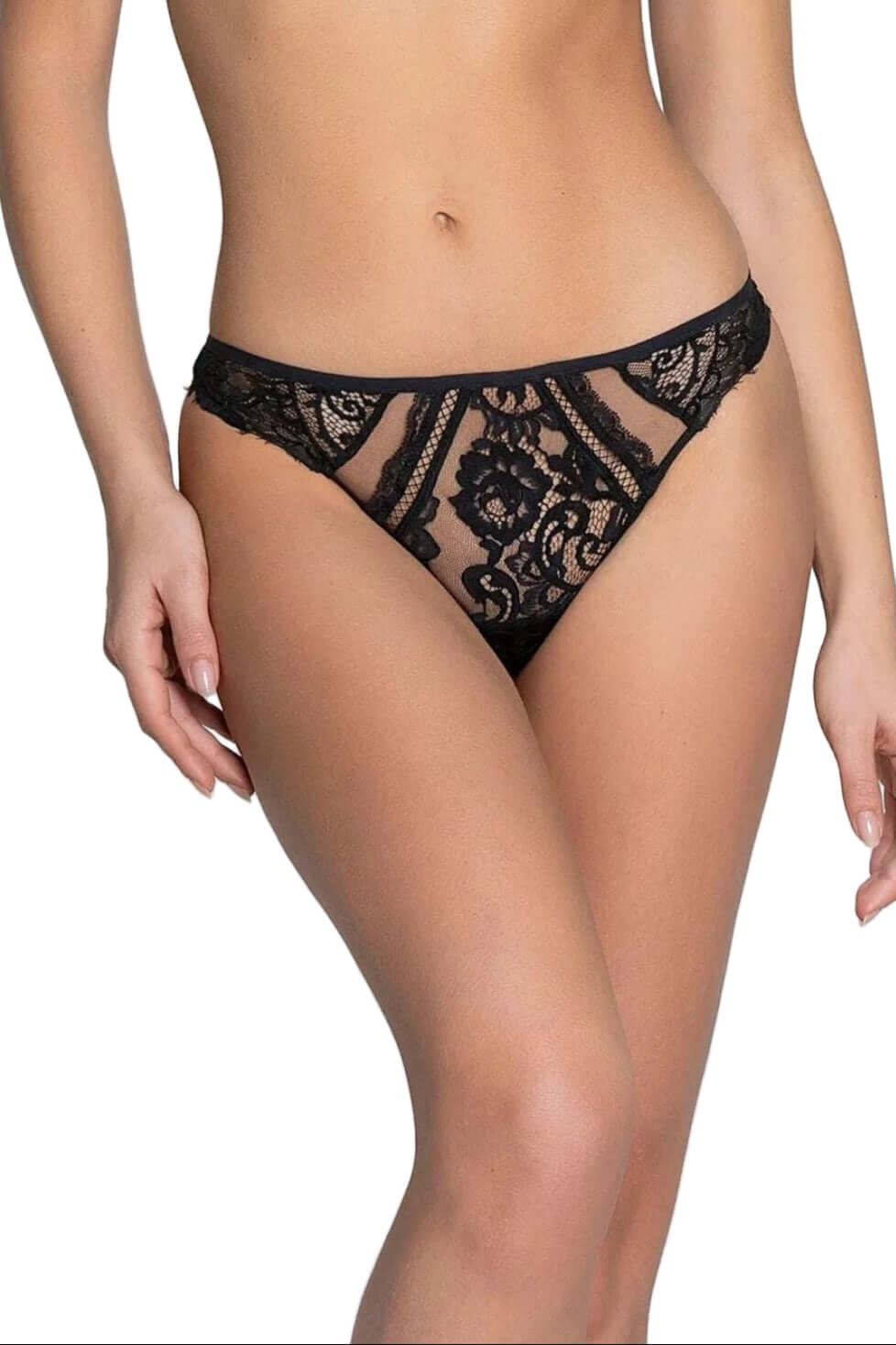 Lise Charmel Desirs de Venise Thong in Black