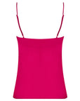 Splendeur Soie Camisole & Short Set in Carmin