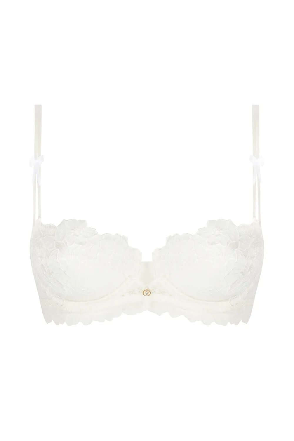 Lise Charmel Sublime Organza Demi Cup Bra in Ecru Nacre