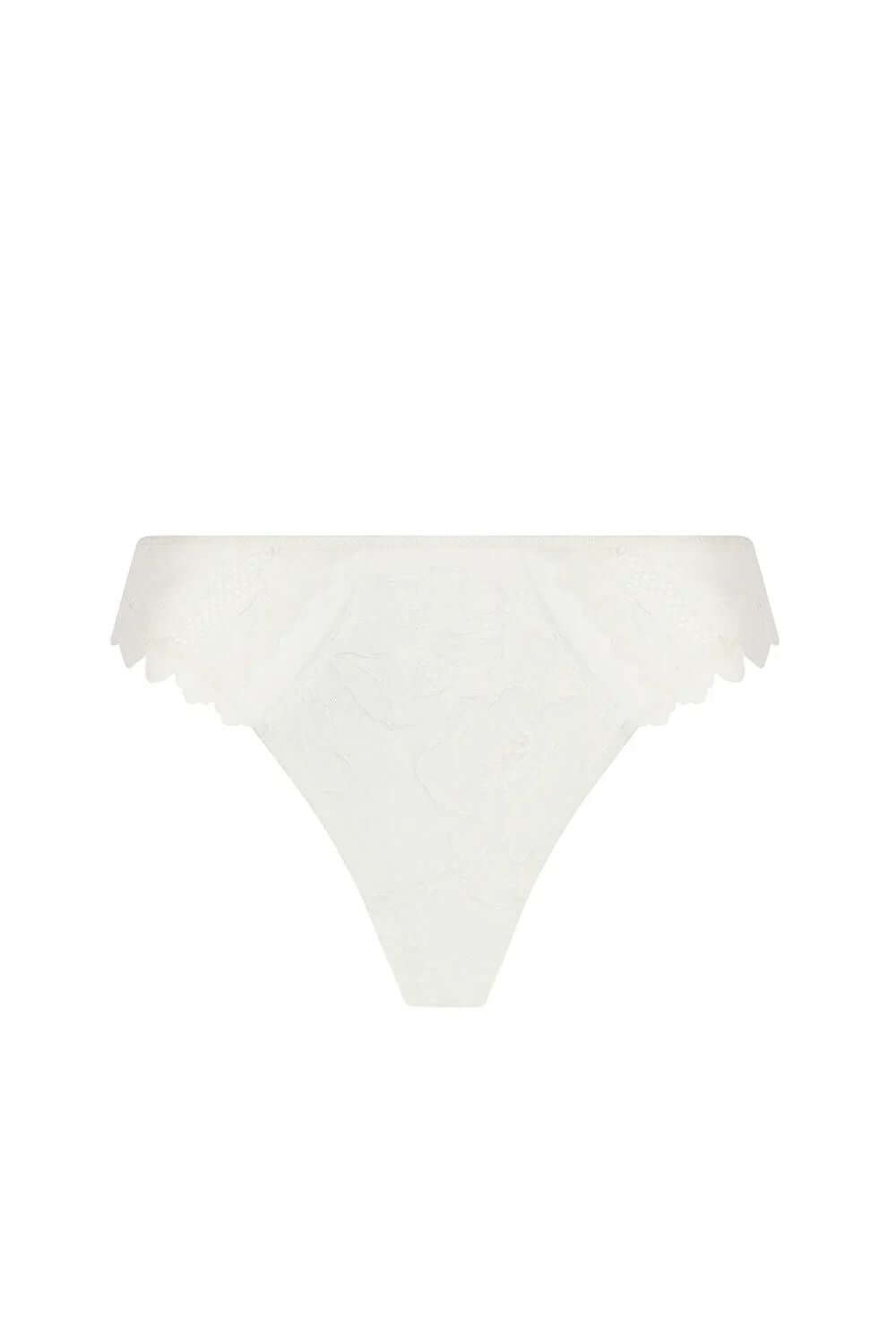 Lise Charmel Sublime Organza Thong in Ecru Nacre