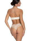 Lise Charmel Sublime Organza Thong in Ecru Nacre