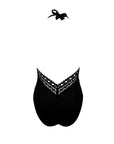 Ajourage Couture Non Wire Swimsuit Plunging Neckline in Noir