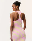 LoveShackFancy Gayle Stripe Mini Dress
