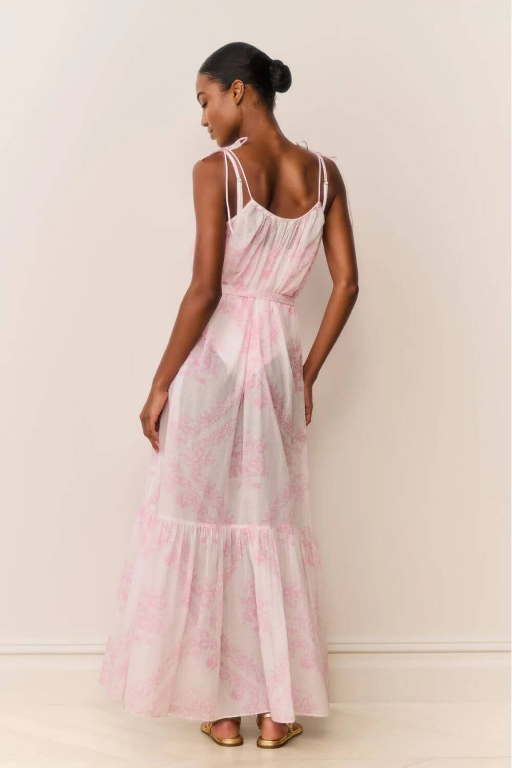 LoveShackFancy Hale Dress in Ivory Heirloom