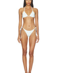 LoveShackFancy Harbor Bikini in Celadon Drift