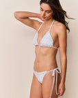 LoveShackFancy Harbor Bikini in Denim Sky