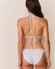 LoveShackFancy Harbor Bikini in Denim Sky
