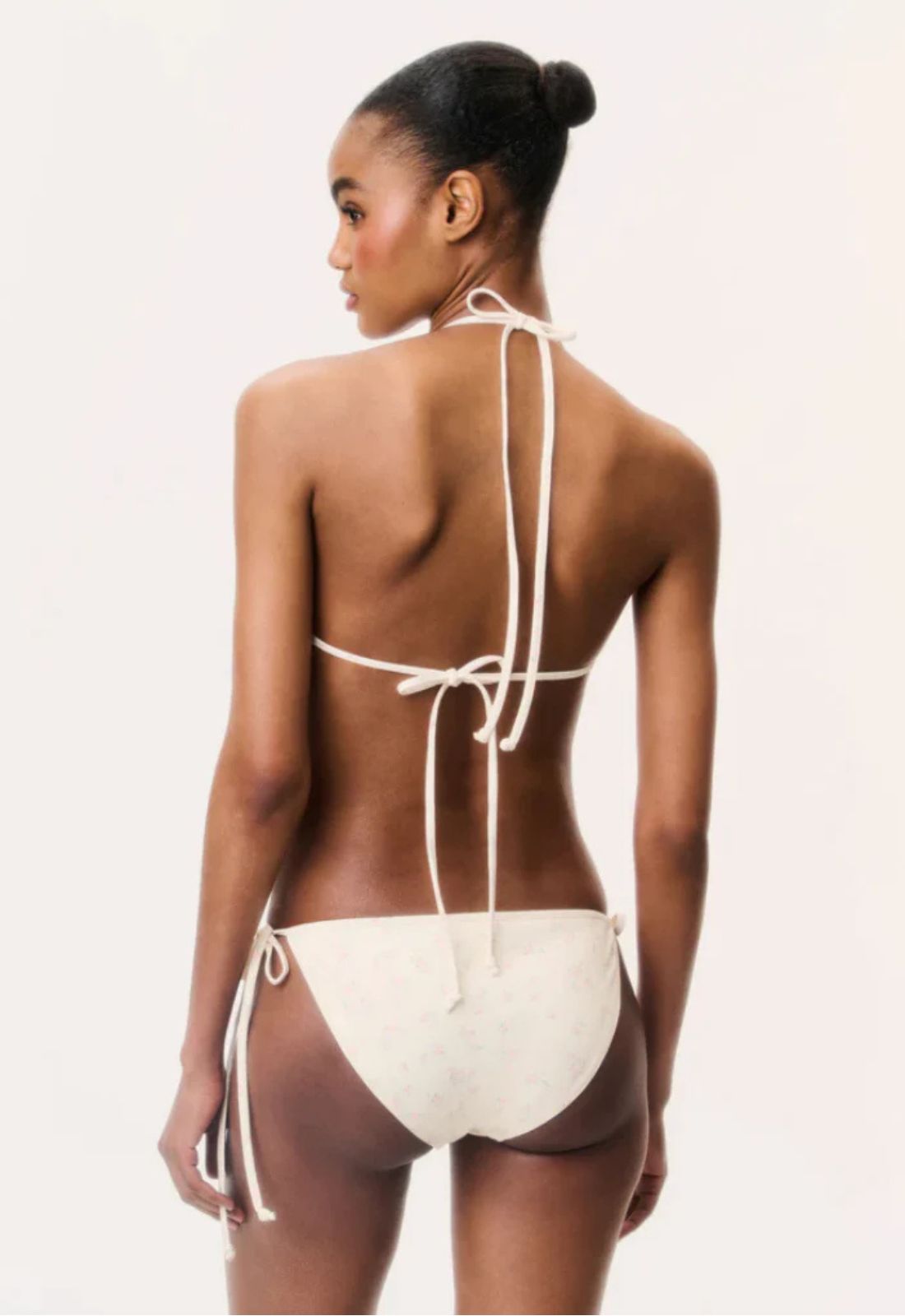 LoveShackFancy Harbor Bikini in Lemon Haze