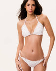 LoveShackFancy Harbor Bikini in Poppy Red