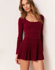 LoveShackFancy Lavender Dress in Spiced Berry