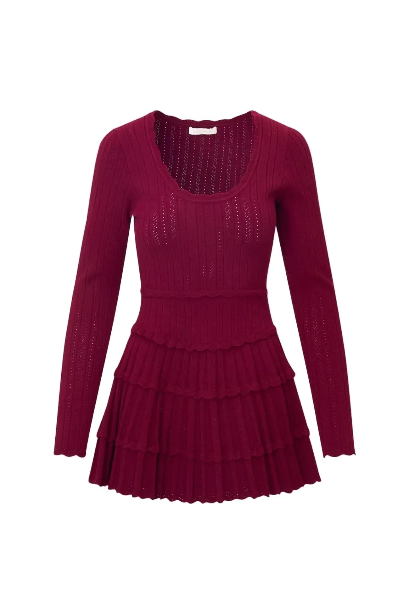 LoveShackFancy Lavender Dress in Spiced Berry