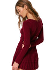 LoveShackFancy Lavender Dress in Spiced Berry