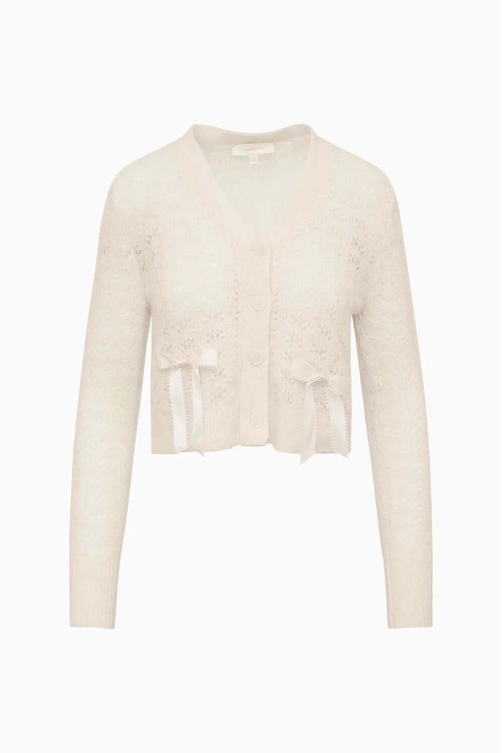 LoveShackFancy Lily Cardigan in Frosted Candy