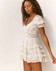 LoveShackFancy Nivara Dress in Chantilly