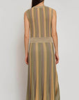 Maison Lurex Gala Sleeveless Wrap Dress